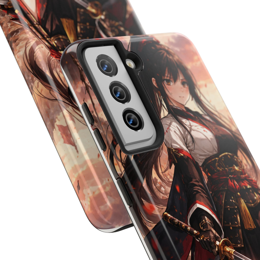 Samurai Girl Anime Art Phone Case | Tough Phone Case