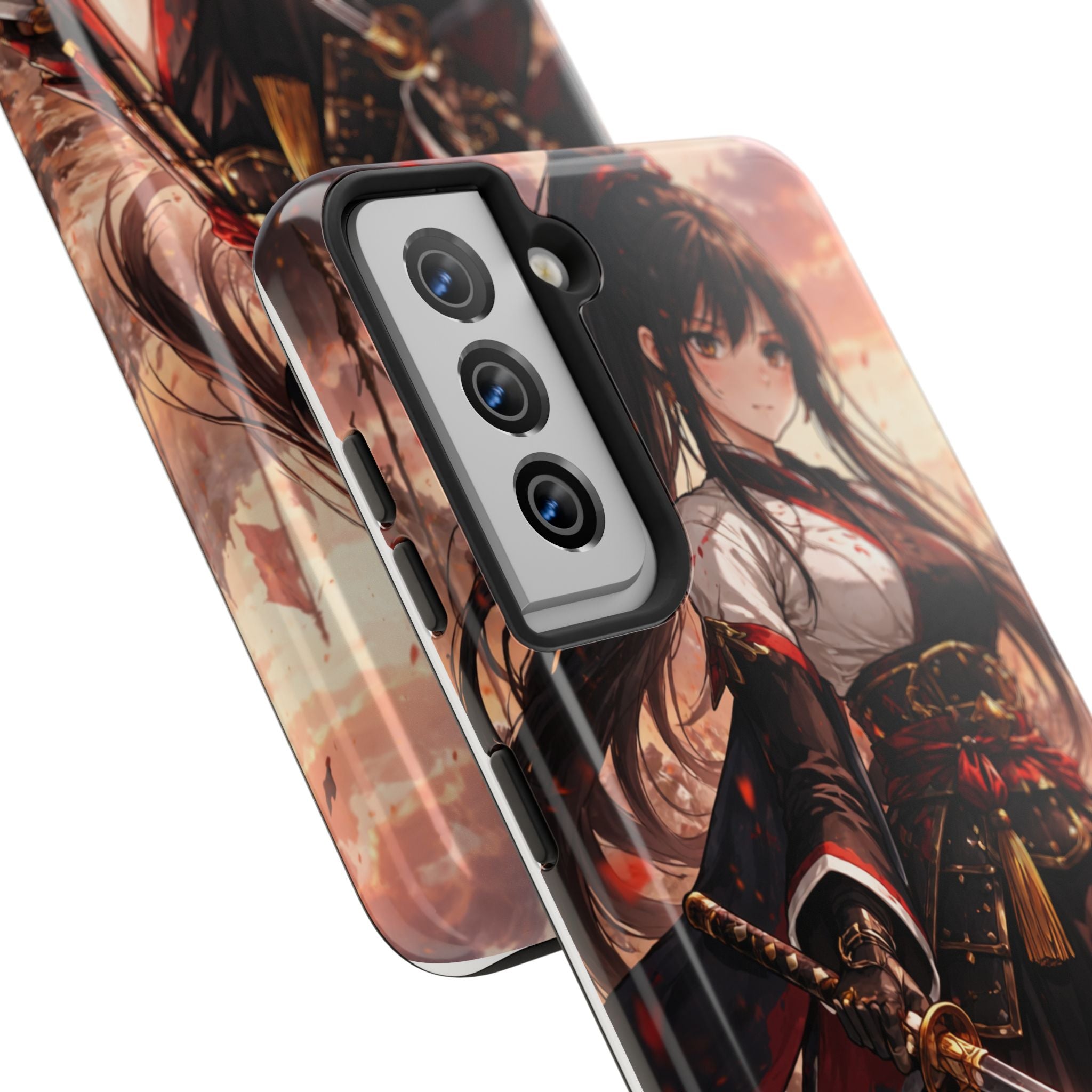 Samurai Girl Anime Art Phone Case | Tough Phone Case