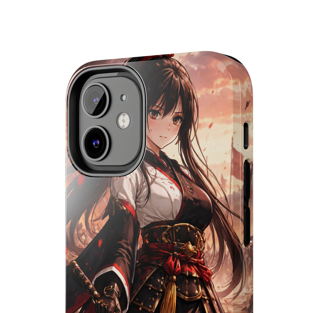 Samurai Girl Anime Art Phone Case | Tough Phone Case