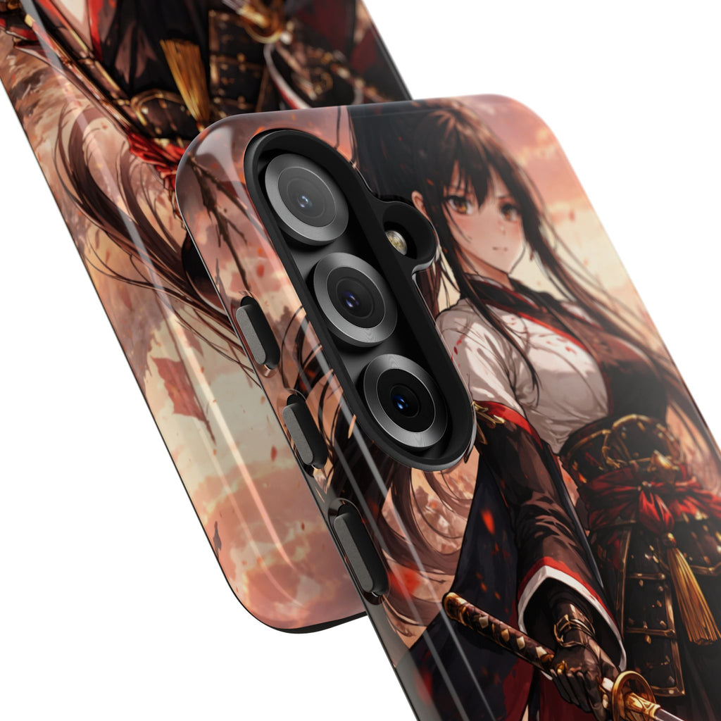 Samurai Girl Anime Art Phone Case | Tough Phone Case