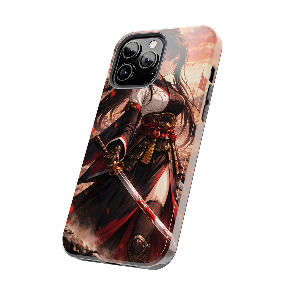 Samurai Girl Anime Art Phone Case | Tough Phone Case