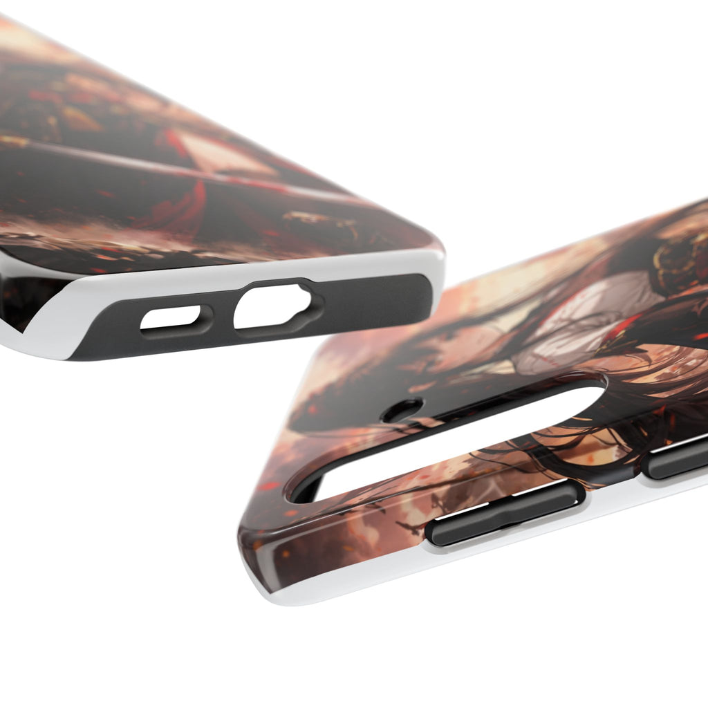 Samurai Girl Anime Art Phone Case | Tough Phone Case