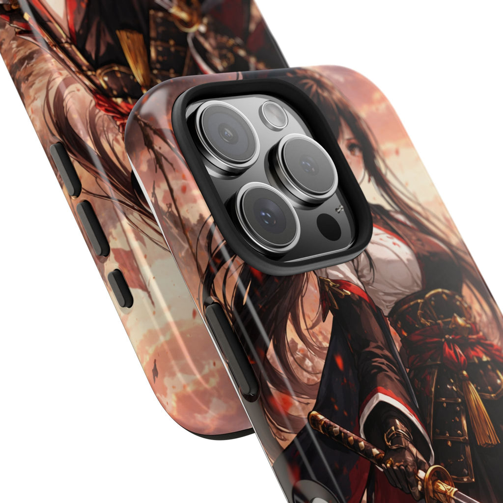 Samurai Girl Anime Art Phone Case | Tough Phone Case