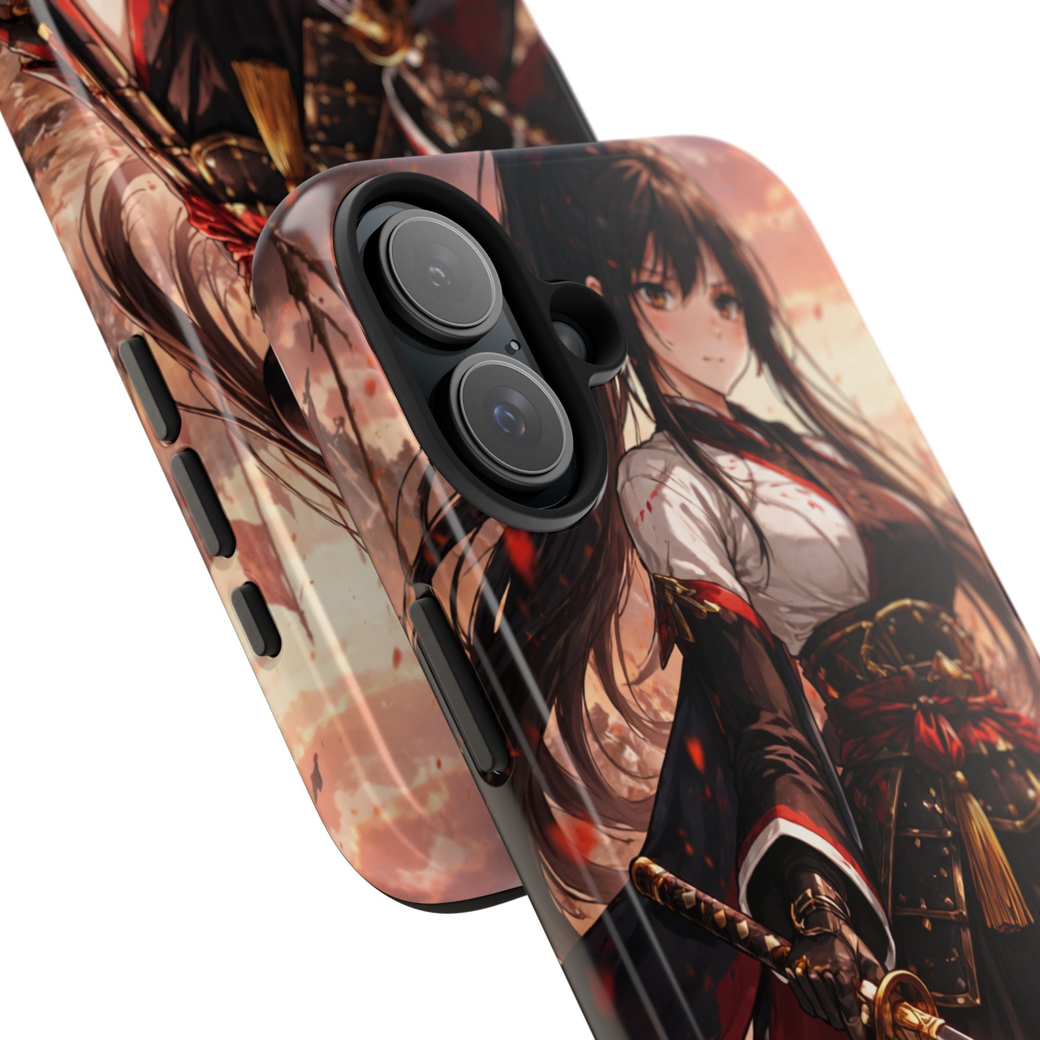 Samurai Girl Anime Art Phone Case | Tough Phone Case