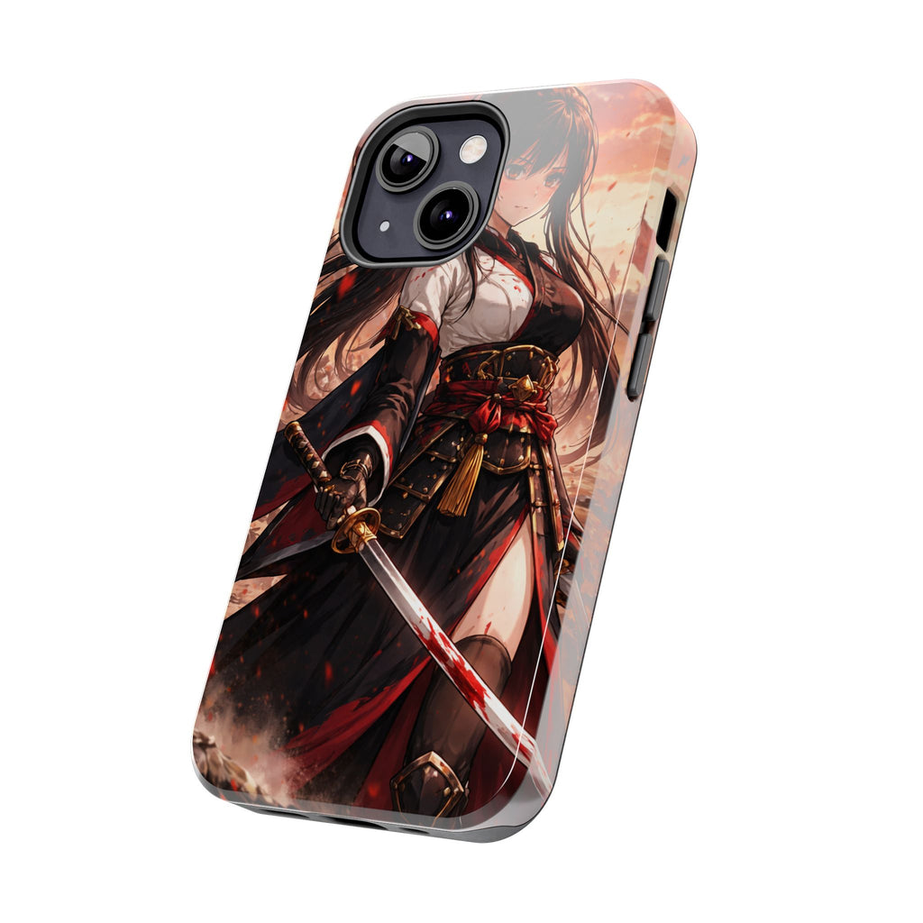 Samurai Girl Anime Art Phone Case | Tough Phone Case
