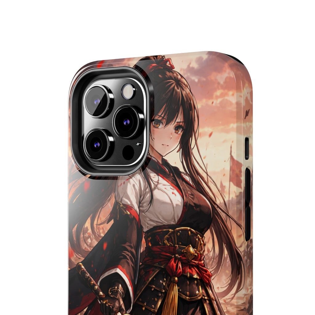 Samurai Girl Anime Art Phone Case | Tough Phone Case