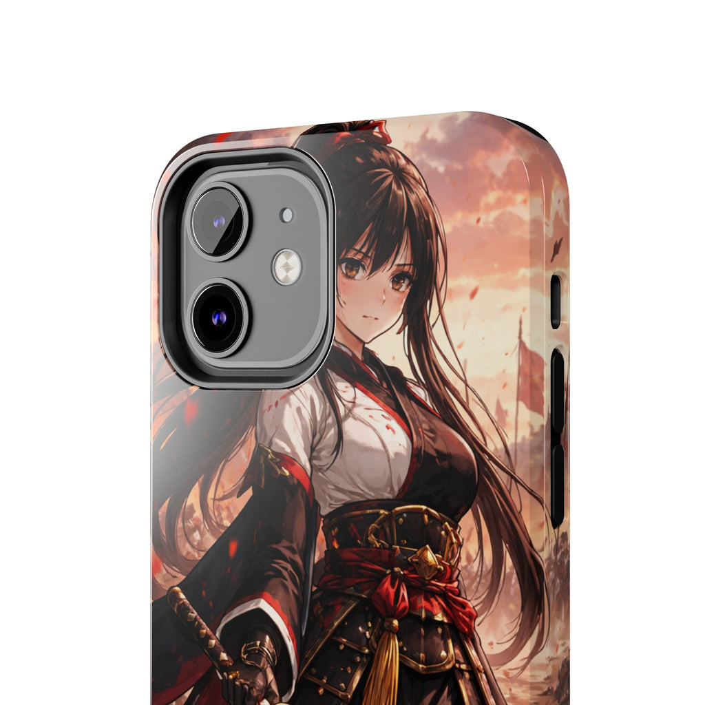 Samurai Girl Anime Art Phone Case | Tough Phone Case