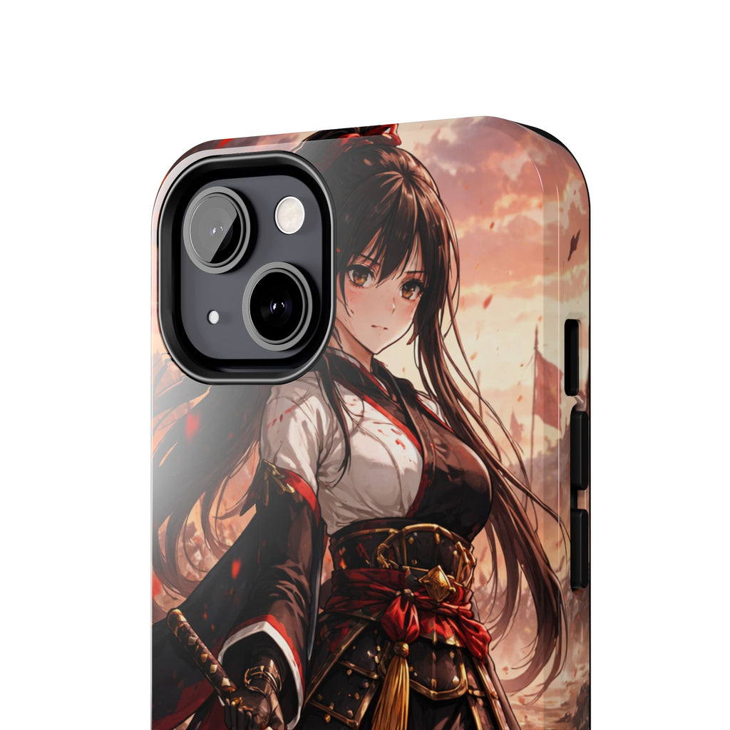 Samurai Girl Anime Art Phone Case | Tough Phone Case