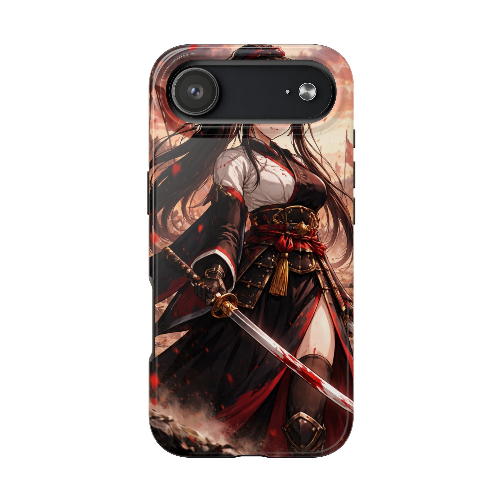 Samurai Girl Anime Art Phone Case | Tough Phone Case