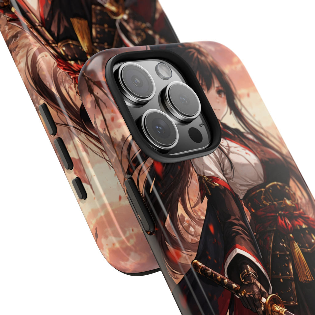 Samurai Girl Anime Art Phone Case | Tough Phone Case