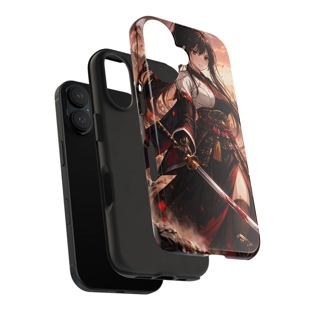 Samurai Girl Anime Art Phone Case | Tough Phone Case