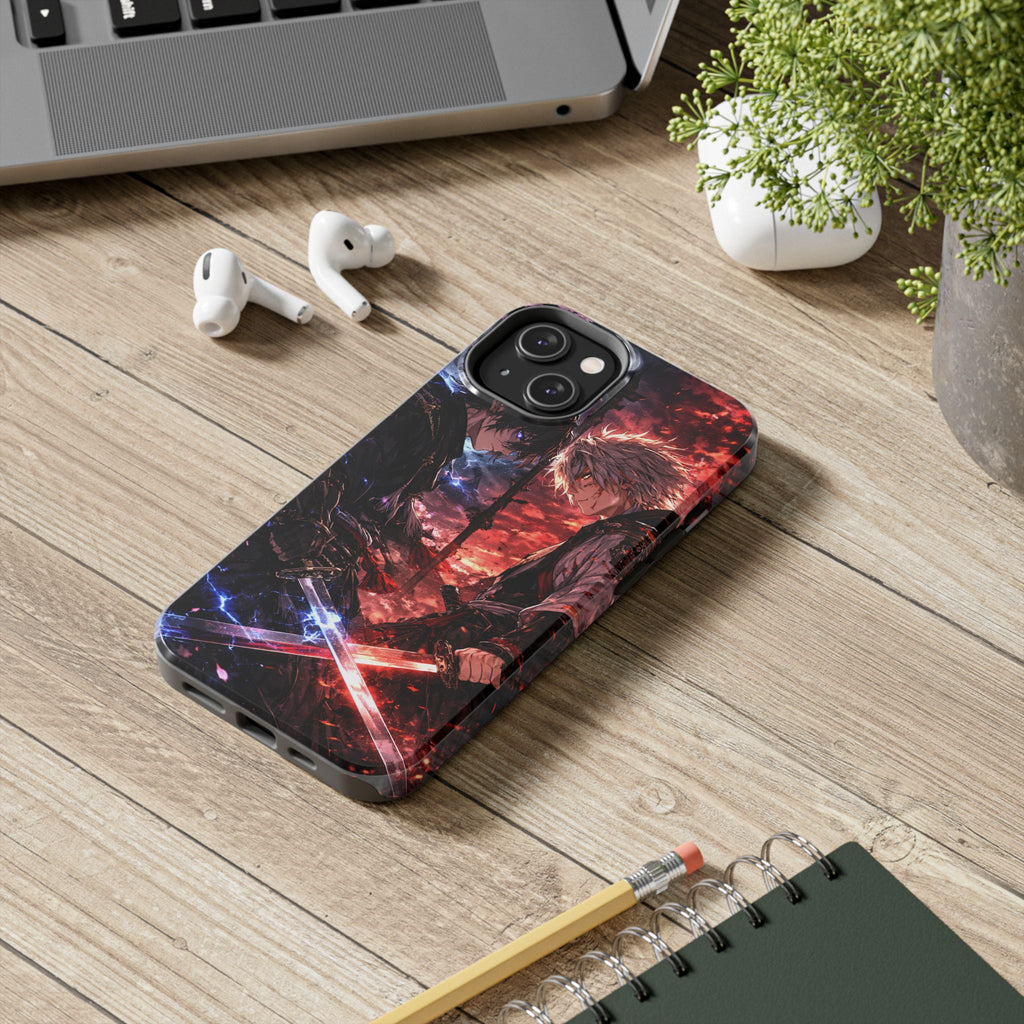 Anime Swordsman Standoff | Tough Phone Case