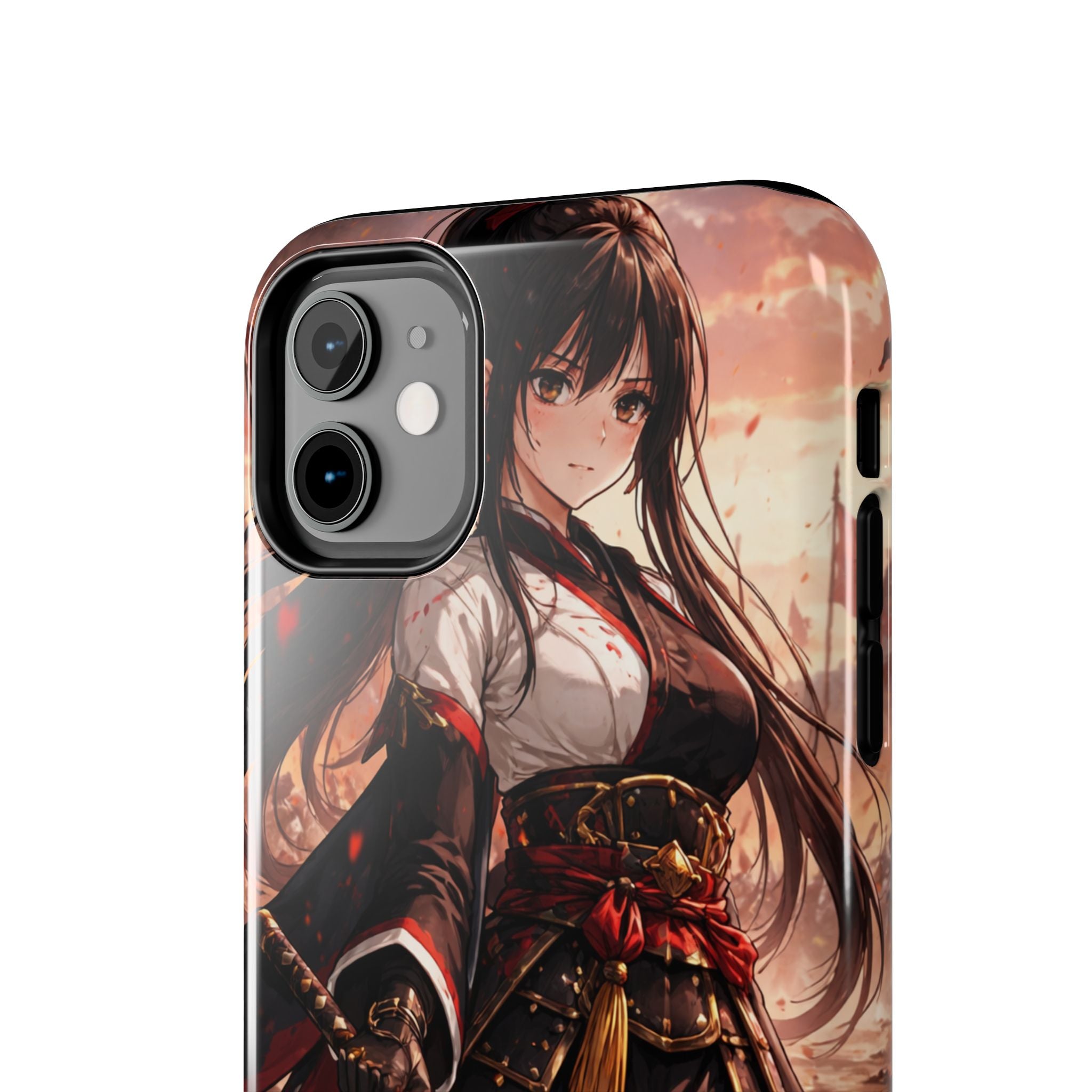 Samurai Girl Anime Art Phone Case | Tough Phone Case