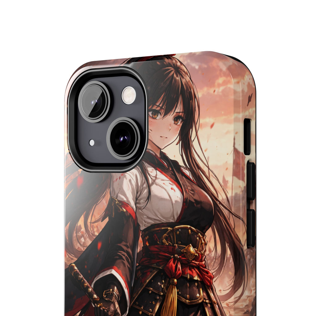 Samurai Girl Anime Art Phone Case | Tough Phone Case