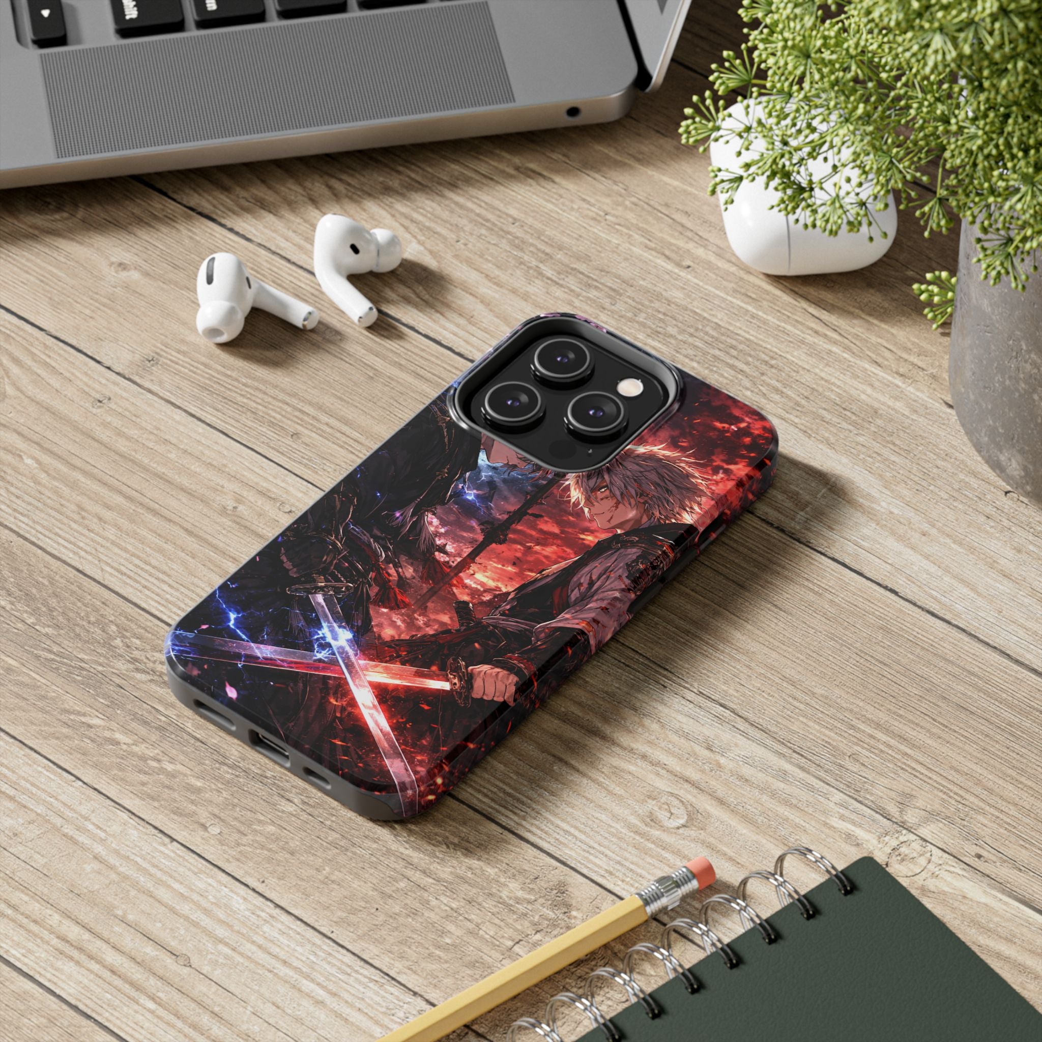 Anime Swordsman Standoff | Tough Phone Case