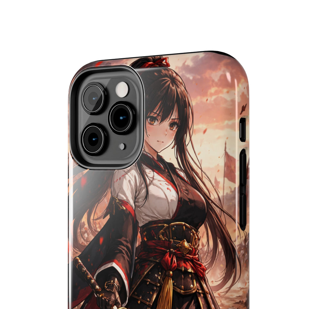 Samurai Girl Anime Art Phone Case | Tough Phone Case