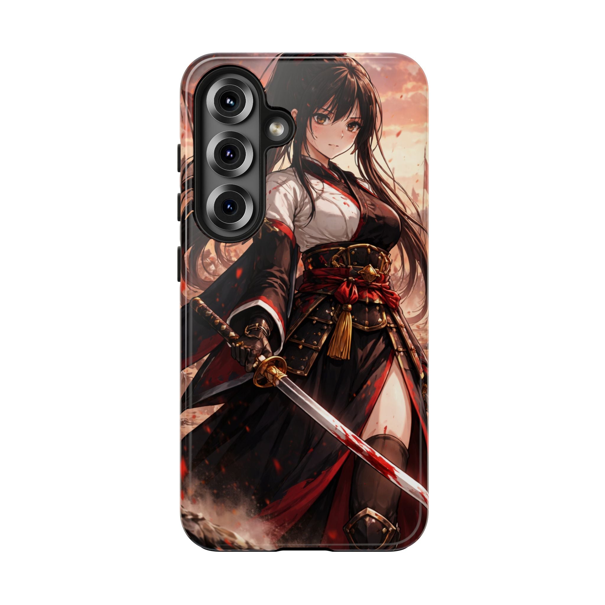 Samurai Girl Anime Art Phone Case | Tough Phone Case