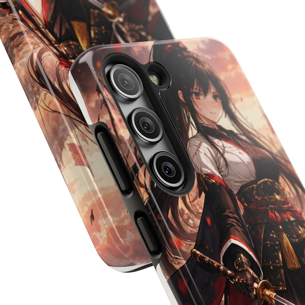 Samurai Girl Anime Art Phone Case | Tough Phone Case