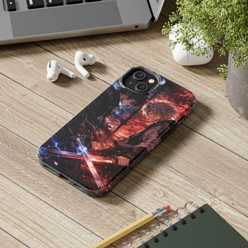 Anime Swordsman Standoff | Tough Phone Case