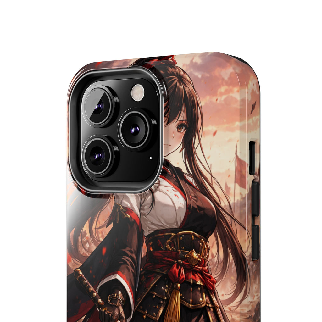 Samurai Girl Anime Art Phone Case | Tough Phone Case