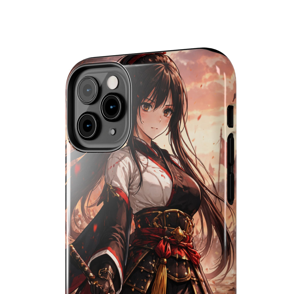 Samurai Girl Anime Art Phone Case | Tough Phone Case